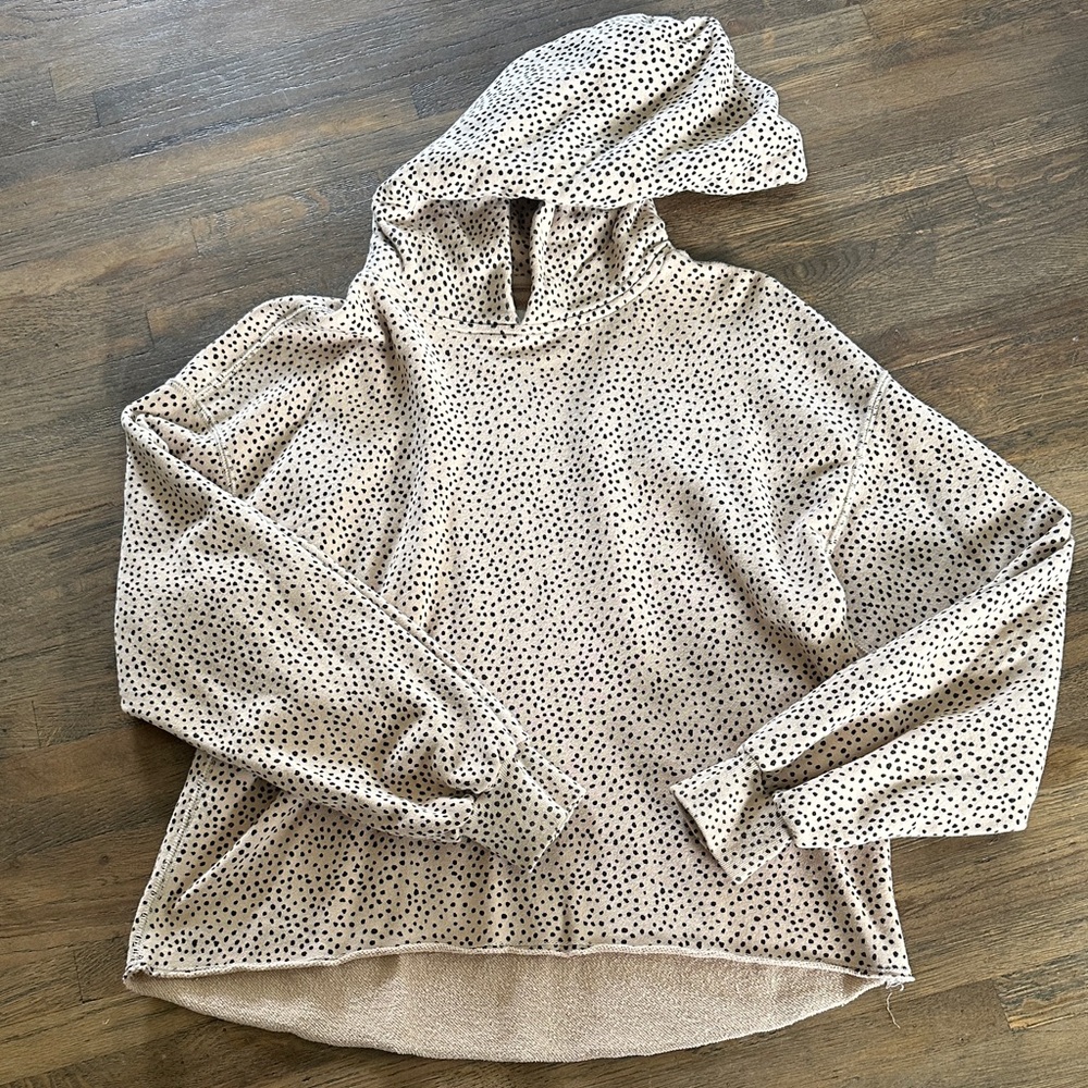 Abercrombie & Fitch Terry Cutoff Popover Hoodie
